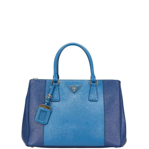 Pre Loved prada Women Blue Handbags - Picture 1 of 8